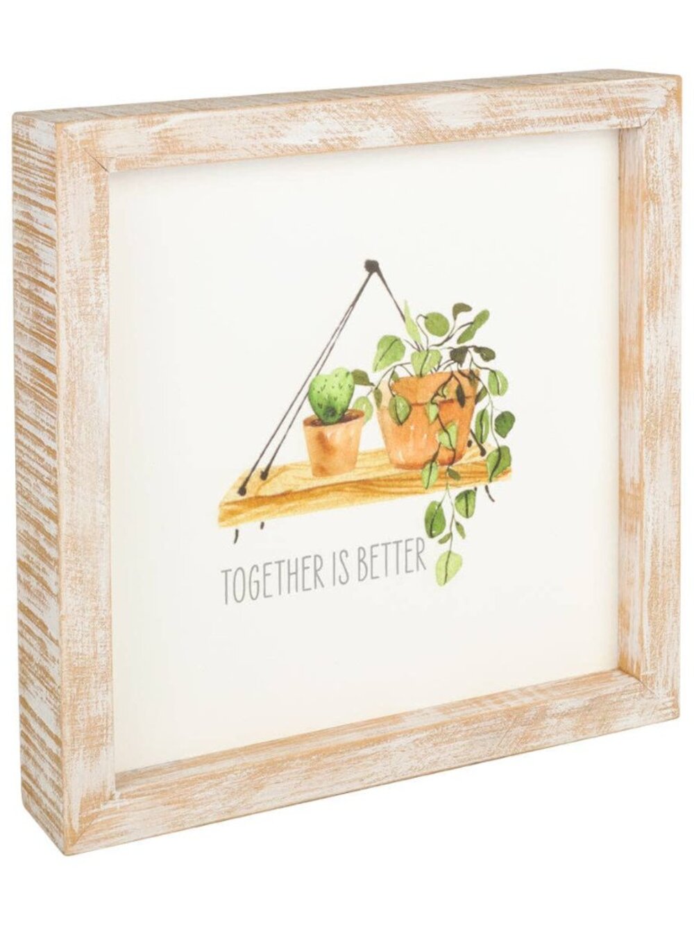 NWT: "Together is Better" Framed Sign